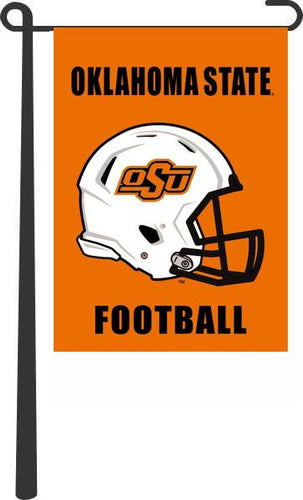 Orange 13x18 Oklahoma State Football Garden Flag