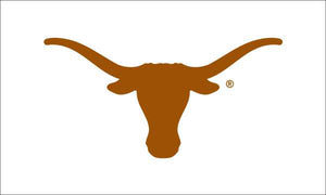 White 3x5 Texas Longhorns Flag