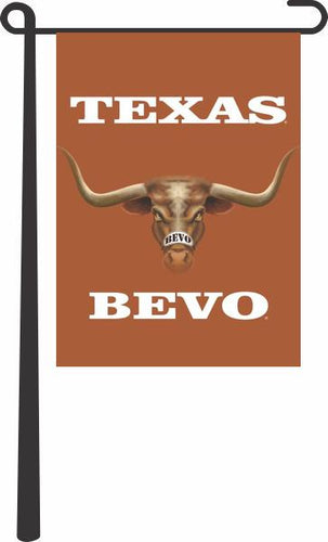 Texas Orange 13x18 Texas Longhorns Garden Flag with Bevo Mascot Eyes Logo