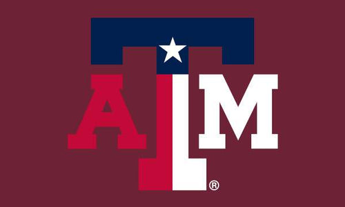 Maroon State of Texas Flag Style ATM Logo