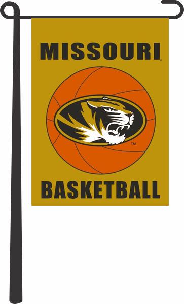 Missouri - Basketball Garden Flag