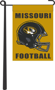 Gold University of Missouri Football Garden Flag