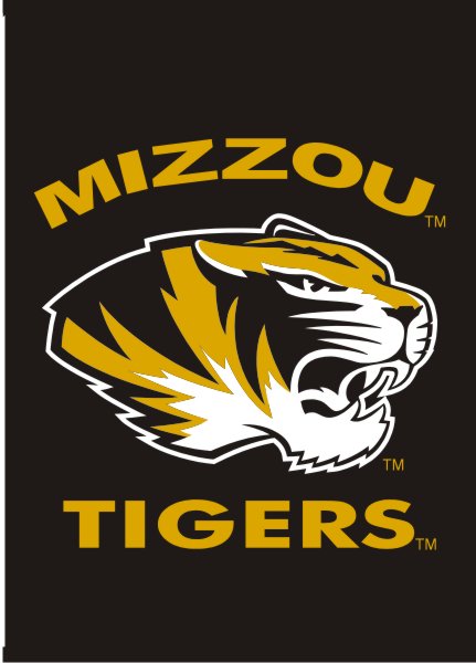 Missouri - Tigers House Flag