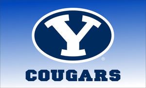 BYU - Cougars Gradient 3x5 Flag