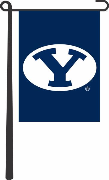 BYU - Cougars Blue Garden Flag