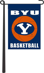 BYU - Basketball Garden Flag