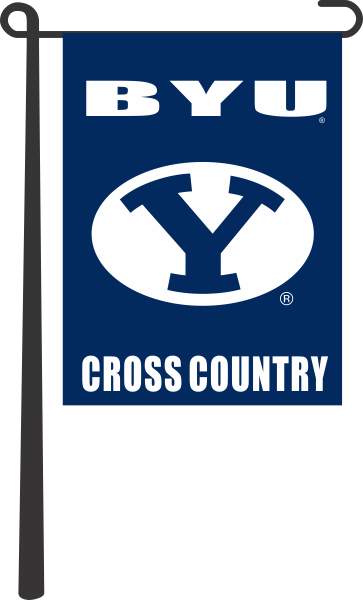 BYU - Cross Country Garden Flag
