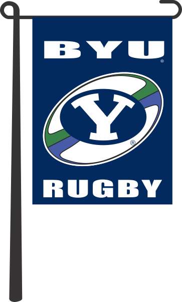 BYU - Rugby Garden Flag