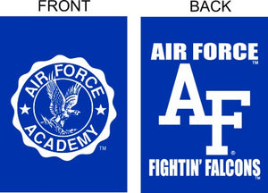 Air Force Academy - Blue Fightin' Falcons & Seal Garden Flag