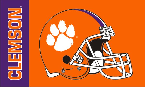 Clemson University - Tigers Football 3x5 Flag