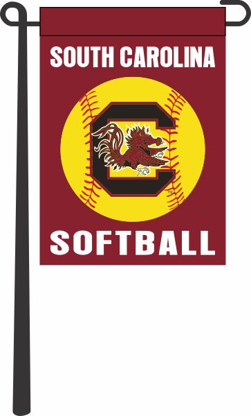 University of South Carolina - Softball Garden Flag