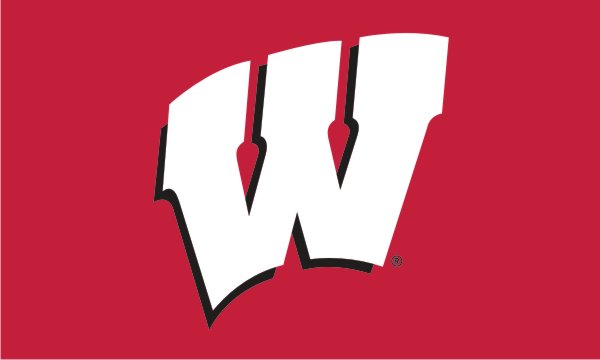 University of Wisconsin - Badgers 3x5 Flag