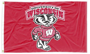 University of Wisconsin - UW Badgers 3x5 Flag