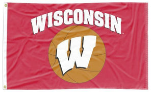 University of Wisconsin - Badgers Basketball 3x5 Flag