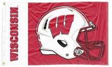 Load image into Gallery viewer, University of Wisconsin - Badgers Football 3x5 Flag
