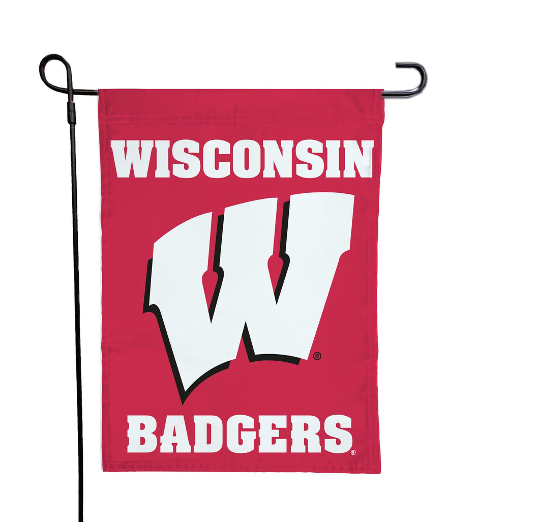 University of Wisconsin - Badgers Garden Flag