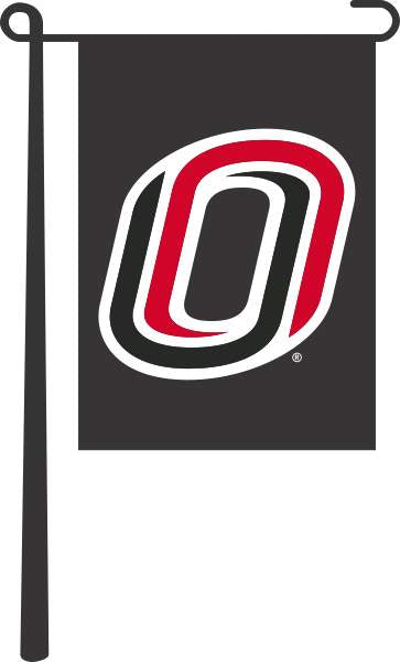 University of Nebraska Omaha - UNO Black Garden Flag