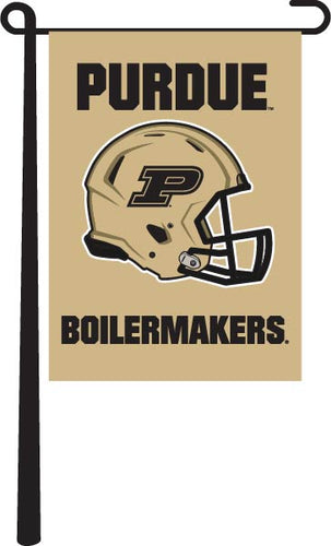 Purdue Gold 13x18 Purdue Football Garden Flag