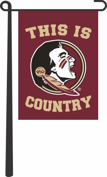 Florida State University - This Is Florida State University Seminoles Country Garden Flag