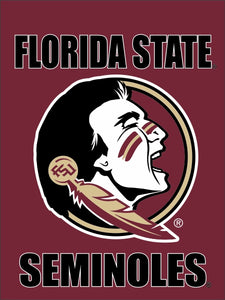 Florida State University - FSU Seminoles Garnet House Flag