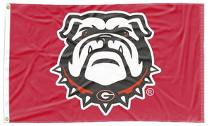 University of Georgia - Bulldog Red 3x5 Flag
