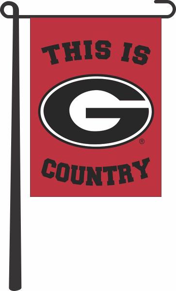 University of Georgia - This Is University of Georgia Bulldogs Country Garden Flag