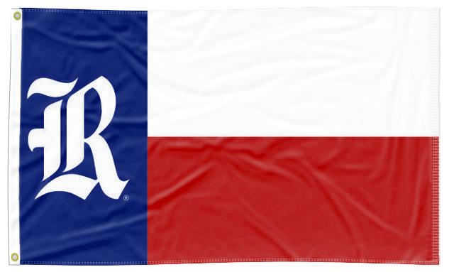 Rice University - State of Texas 3x5 Flag