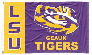 LSU - GEAUX Tigers 3x5 Flag
