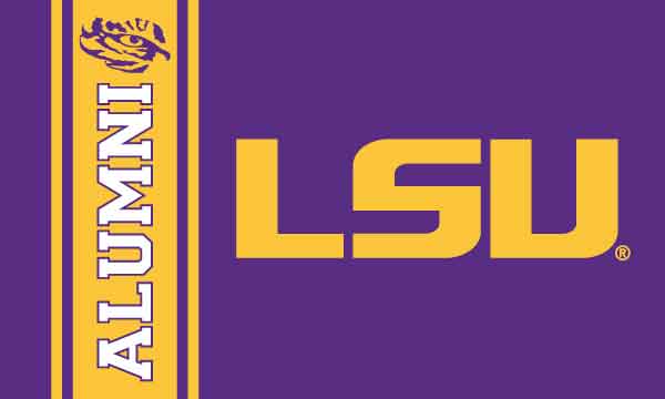 LSU - Alumni 3x5 Flag
