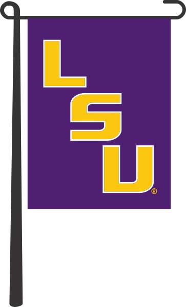 LSU - Tigers Purple Garden Flag