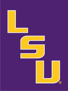 LSU - Tigers Purple House Flag