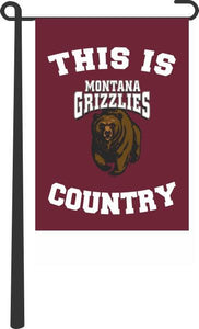 University of Montana - This Is Montana Grizzlies Country Garden Flag