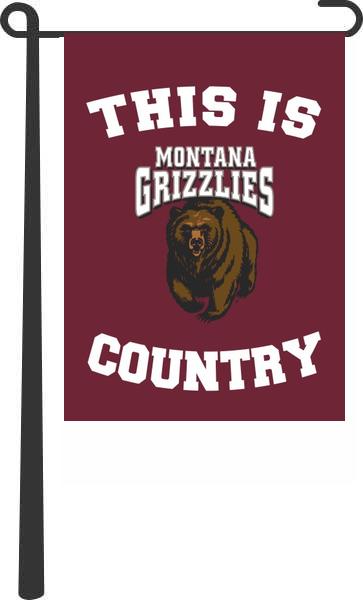 University of Montana - This Is Montana Grizzlies Country Garden Flag