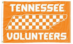 University of Tennessee - Volunteers State Checkerboard 3x5 Flag