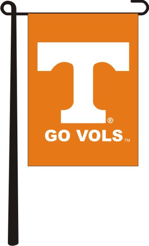 Orange 13x18 Tennessee Go Vols Garden Flag