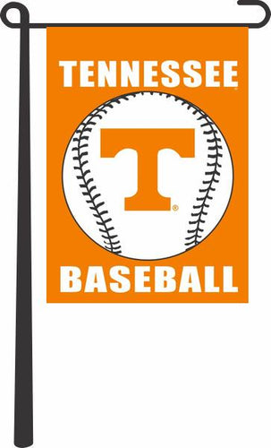 Orange 13x18 Tennessee Vols Baseball Garden Flag