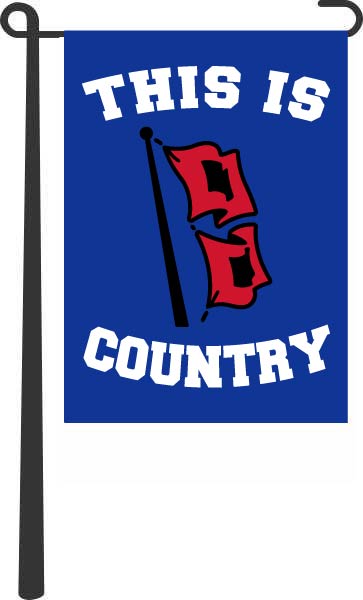 University of Tulsa - This is Tulsa Golden Hurricanes Country Garden Flag