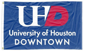 Houston - UH Downtown Blue 3x5 Flag