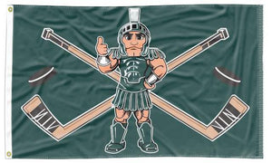 Michigan State - Spartans Hockey 3x5 Flag