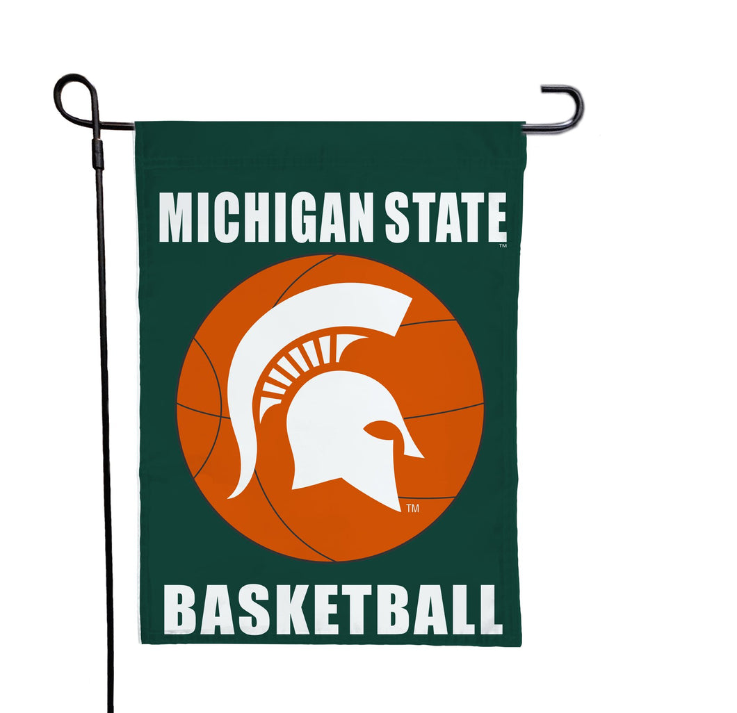 Michigan State - Spartans Basketball Garden Flag