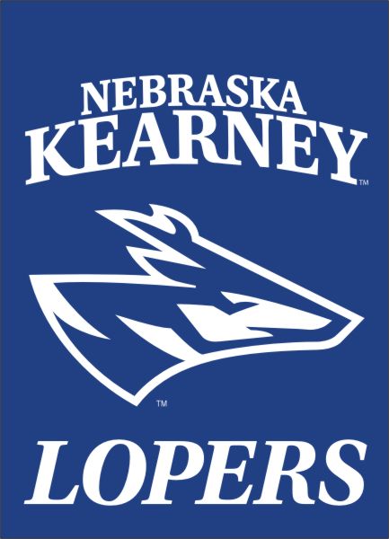 University of Nebraska Kearney - UNK Lopers Blue House Flag