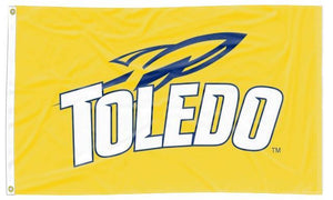 The University of Toledo - Rockets Gold 3x5 Flag