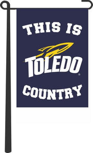 The University of Toledo - This Is Toledo Rockets Country Garden Flag