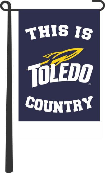 The University of Toledo - This Is Toledo Rockets Country Garden Flag