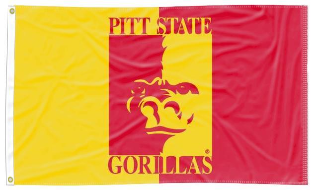 Pittsburg State University - Gorillas 3x5 Flag