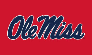 Mississippi - Ole Miss Red 3x5 flag