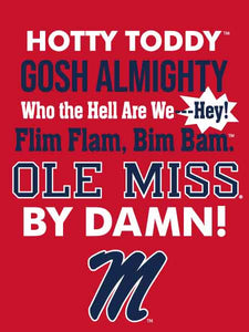 Mississippi - Ole Miss Chant House Flag