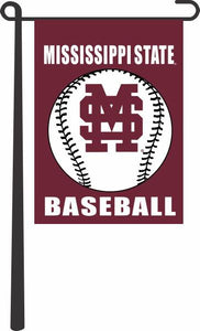 Mississippi State - Baseball Garden Flag