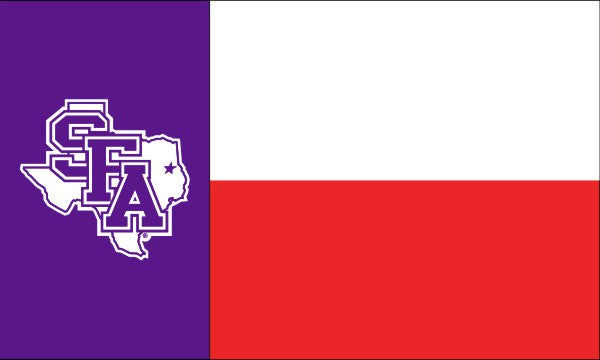 Stephen F. Austin State University- State of Texas 3x5 Flag