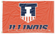 Load image into Gallery viewer, Illinois - Fighting Illini Shield 3x5 Flag
